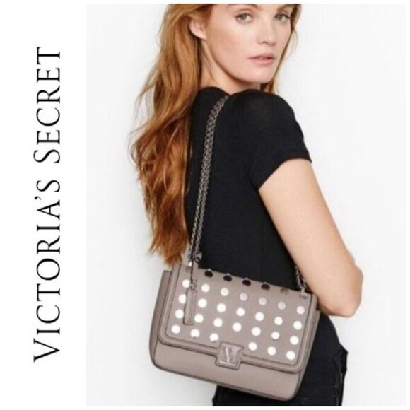 VICTORIA'S SECRET - "Victoria" Med. Convertible Shoulder/Crossbody/Faux Leather - Picture 1 of 16